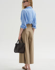 Batwing Turtleneck Oversized Shirt, Cielo