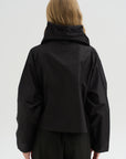 Batwing Turtleneck Oversized T-Shirt, Black