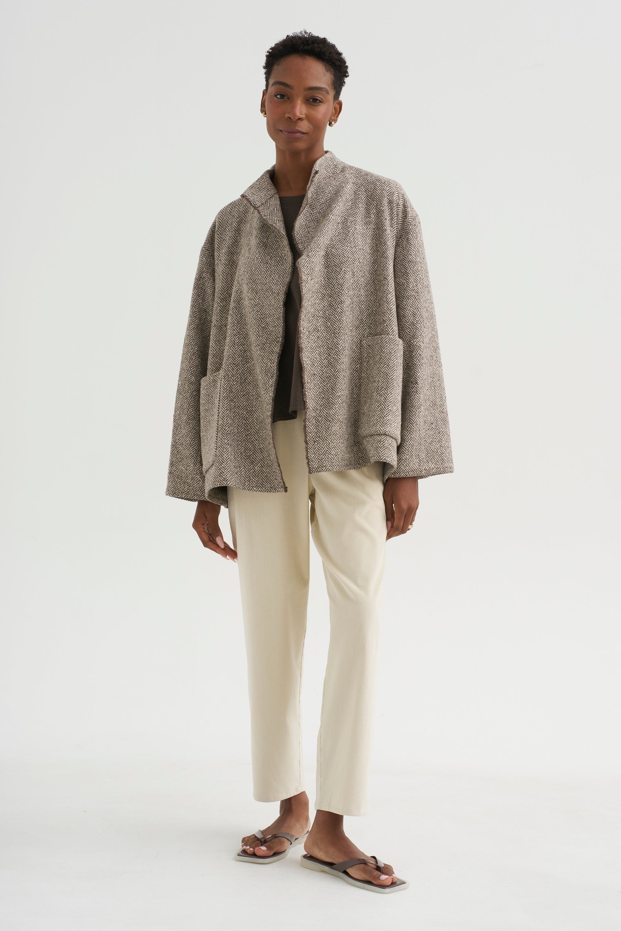 Carrot Pants - Corduroy, White