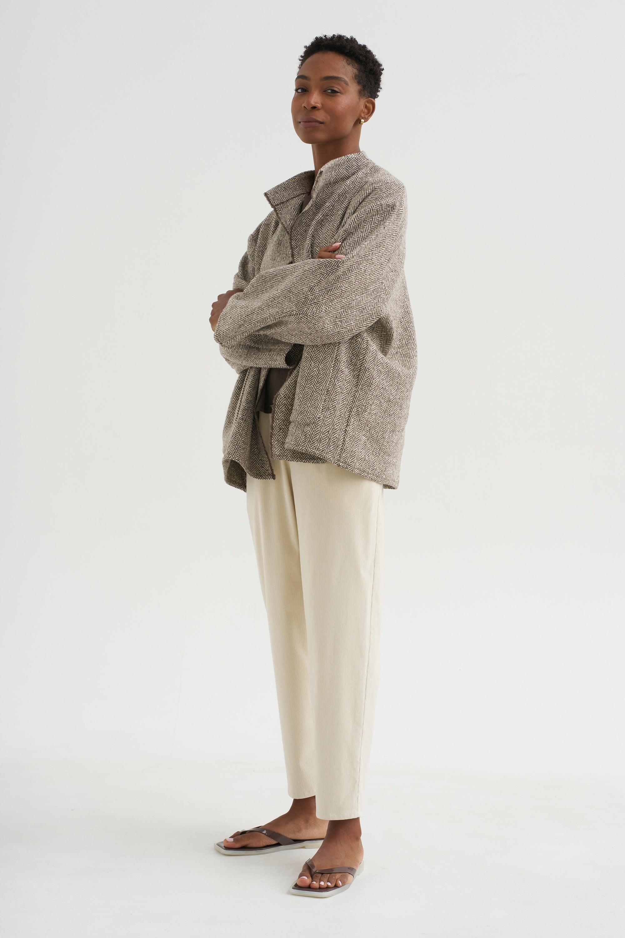 Carrot Pants - Corduroy, White