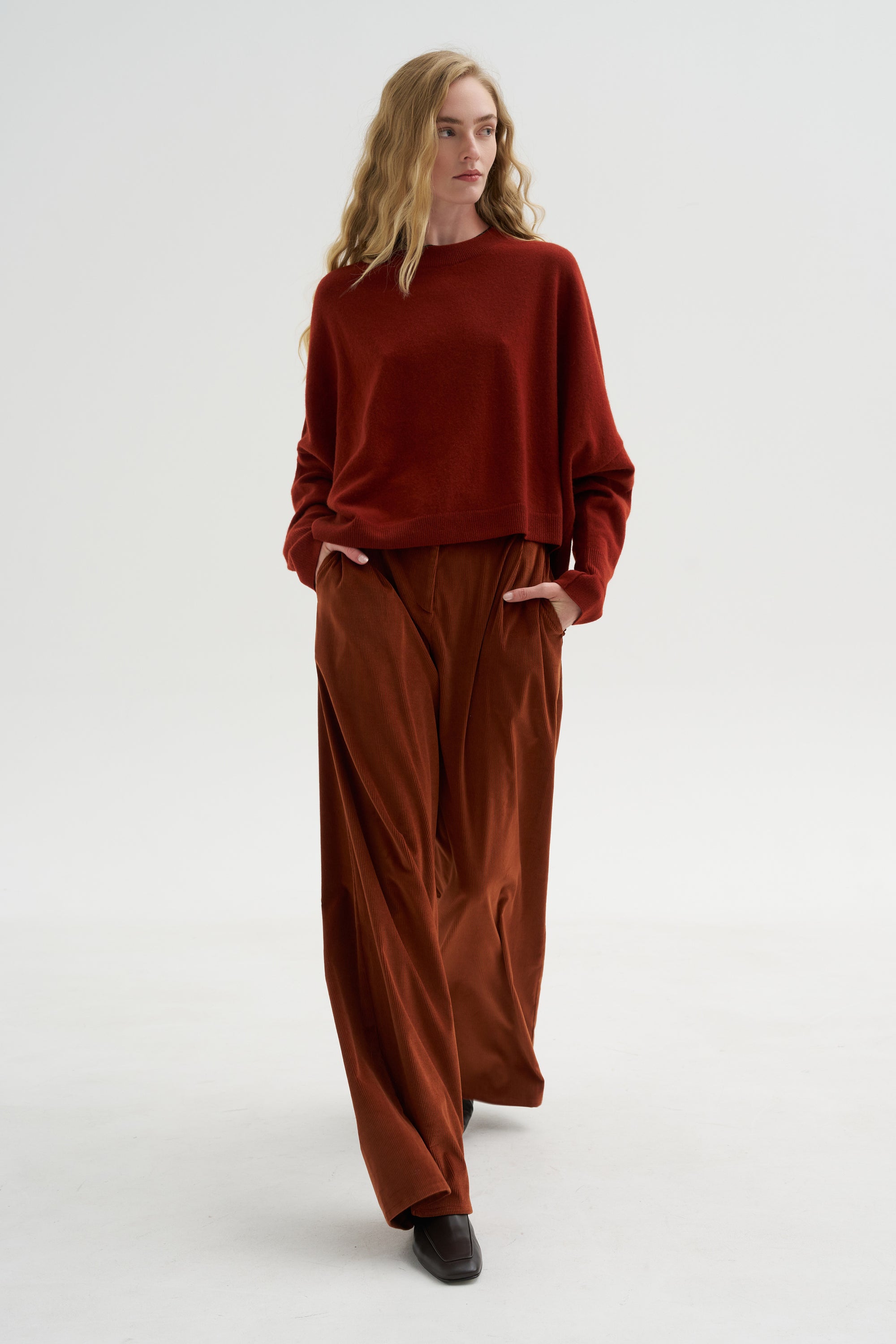 Full Pants - Corduroy, Burnt Sienna