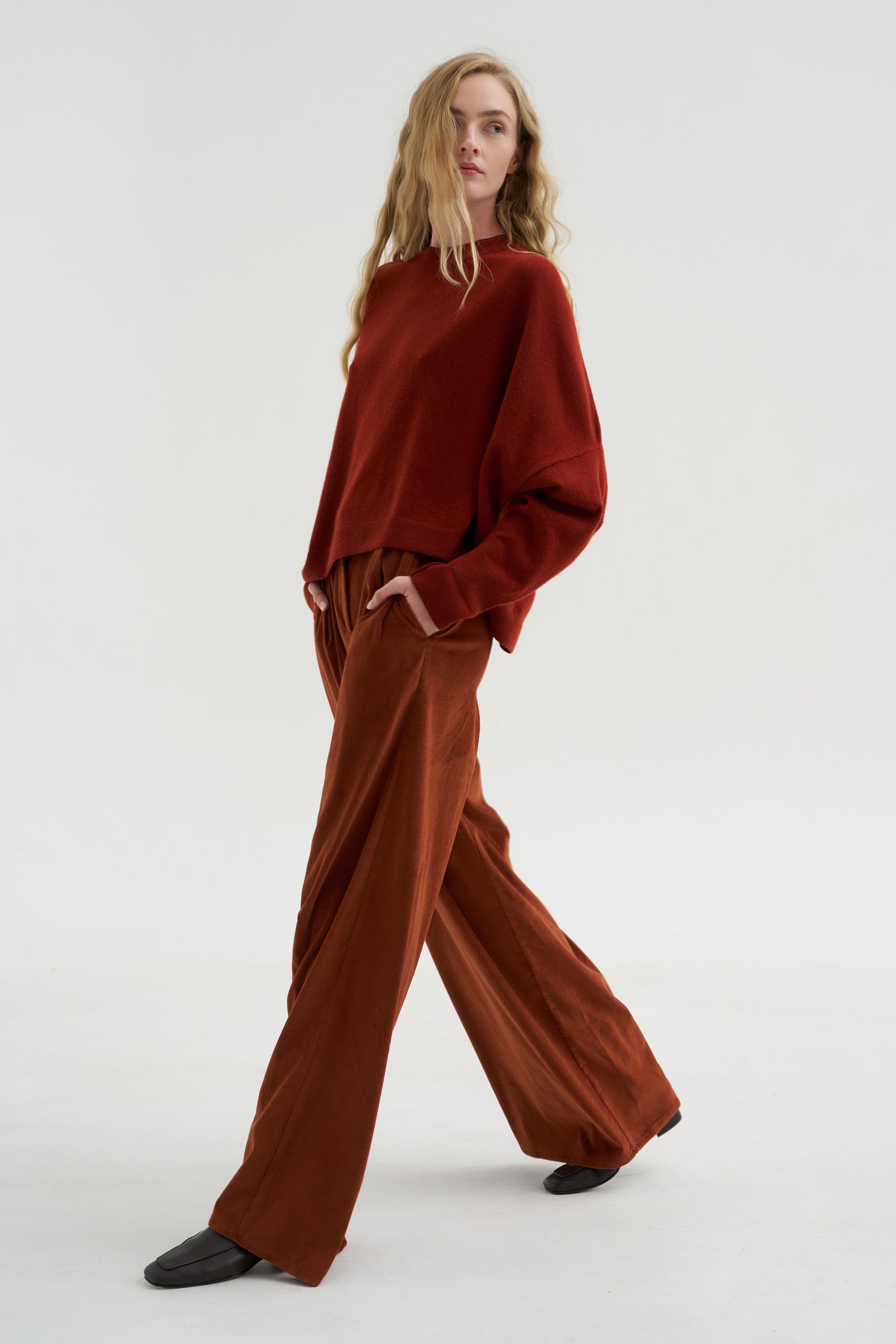 Full Pants - Corduroy, Burnt Sienna