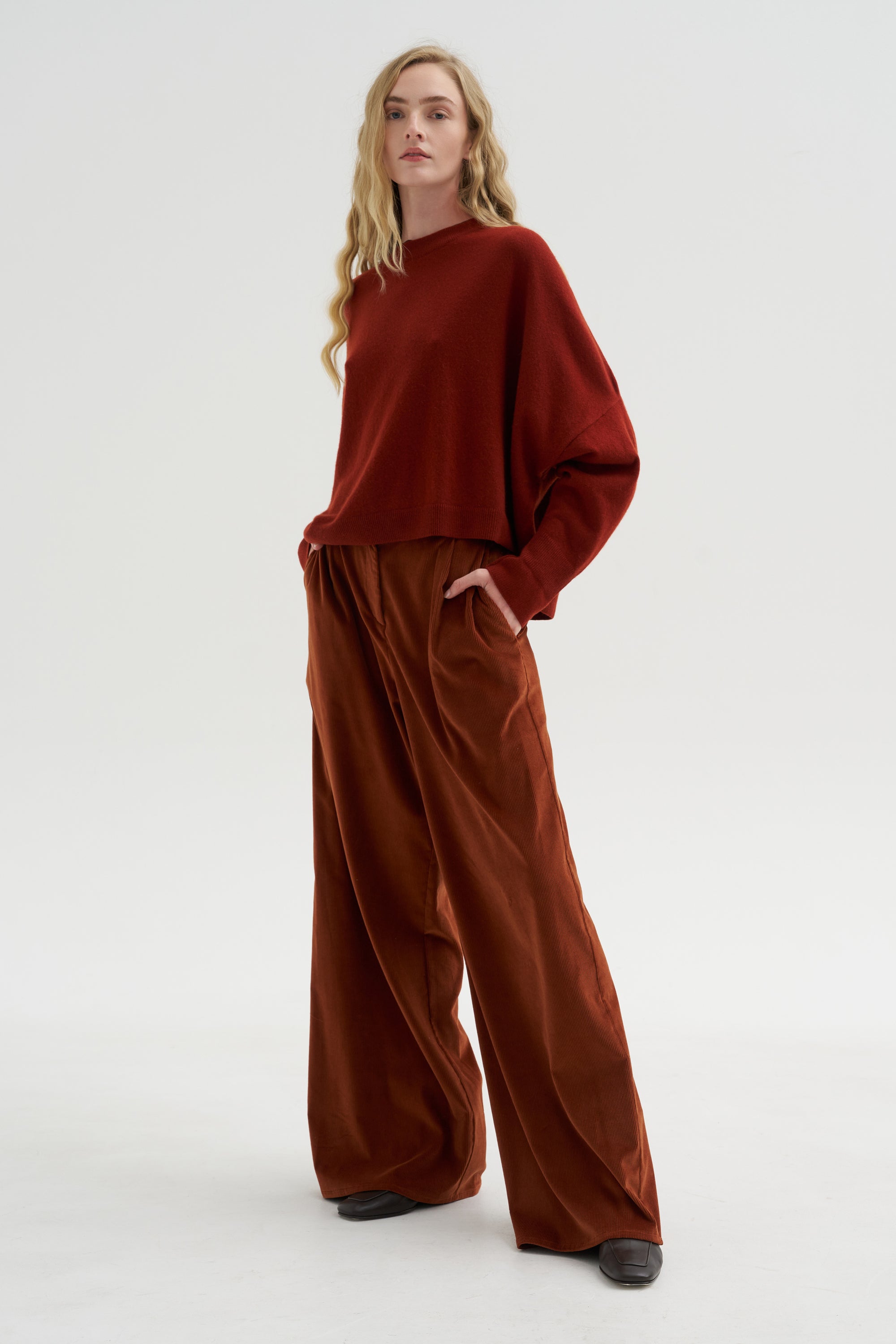 Full Pants - Corduroy, Burnt Sienna