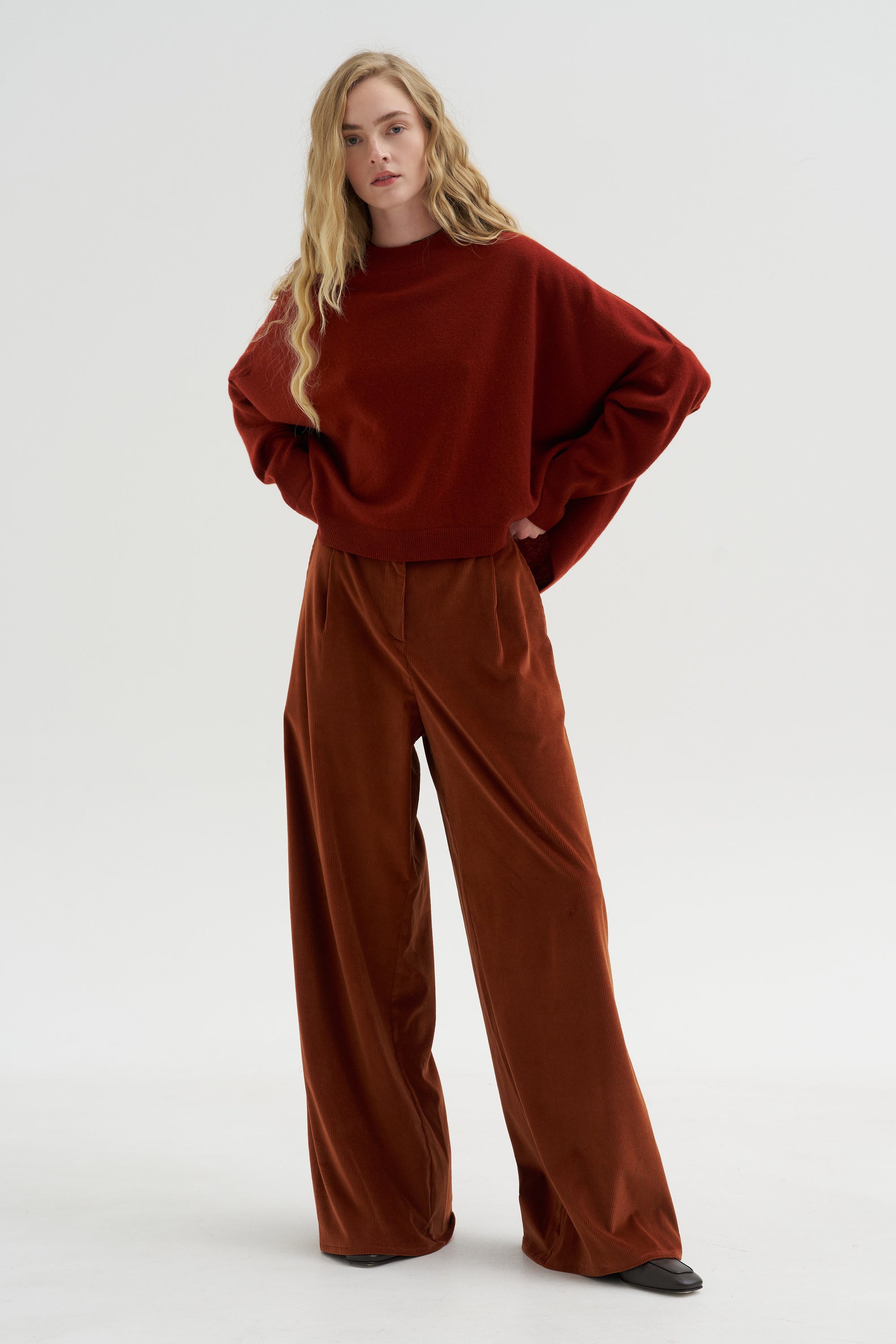 Full Pants - Corduroy, Burnt Sienna