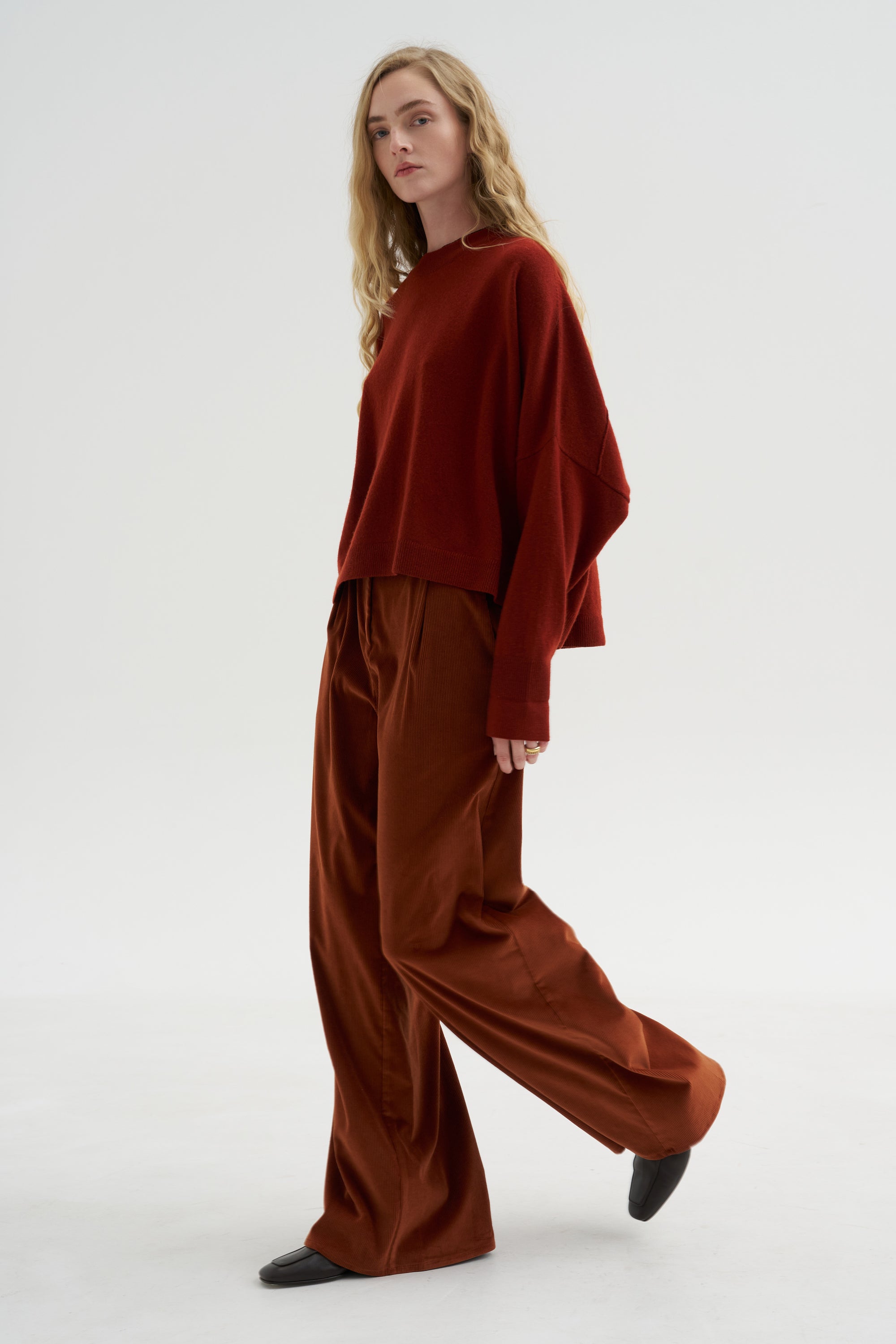 Full Pants - Corduroy, Burnt Sienna