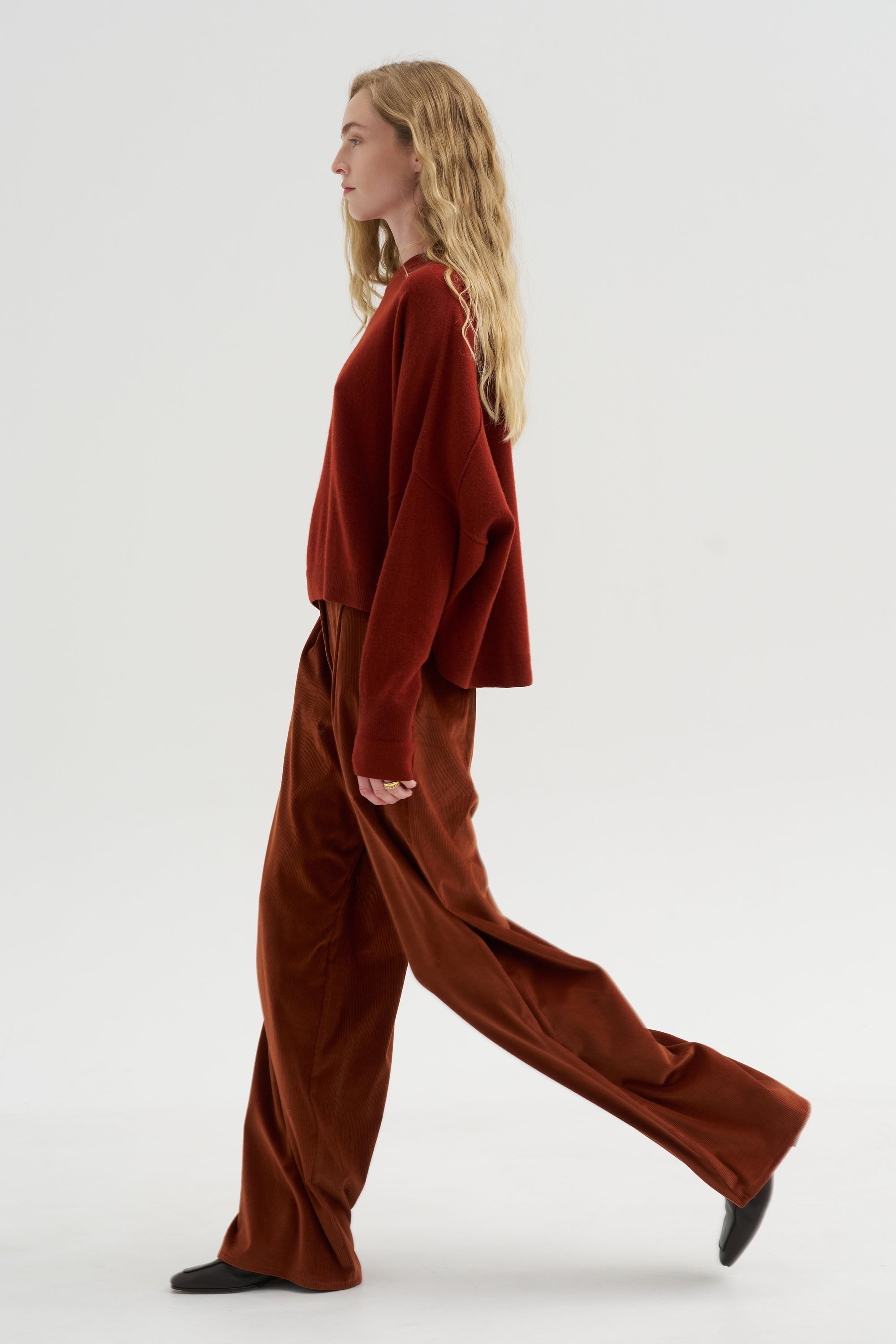Full Pants - Corduroy, Burnt Sienna