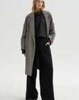 Oversized Coat, Black & White