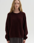 Crewneck Raglan Sweater, Bakelite