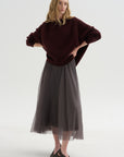 Crewneck Raglan Sweater, Bakelite