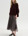 Crewneck Raglan Sweater, Bakelite