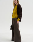 Crew Neck Raglan Sweater, Turmeric