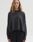 Iconic Crewneck Sweater, Titanio