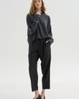 Iconic Crewneck Sweater, Titanio