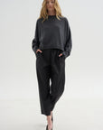 Iconic Crewneck Sweater, Titanio