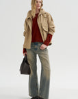 Iconic Crew Neck Sweater, Saffron