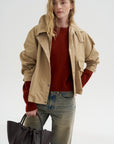 Iconic Crew Neck Sweater, Saffron