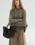 Iconic Crew Neck Sweater, Moss
