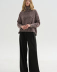 Iconic Turtleneck Sweater, Wine