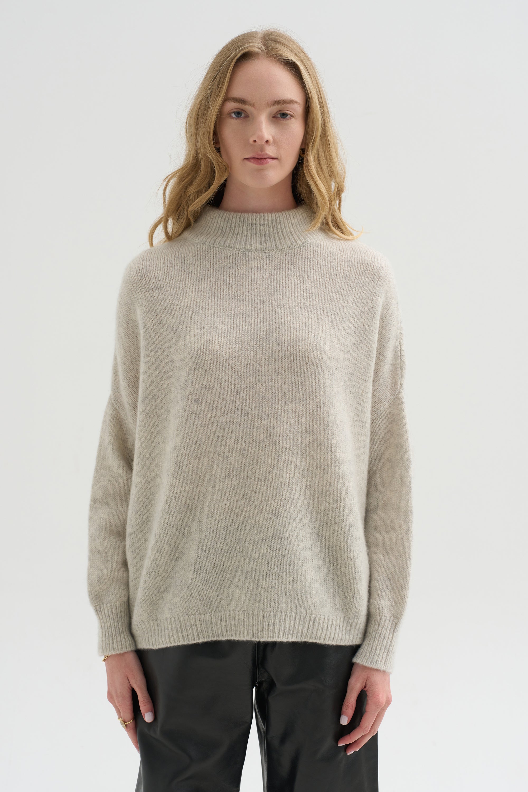 Classic Sweater, Silver Grey