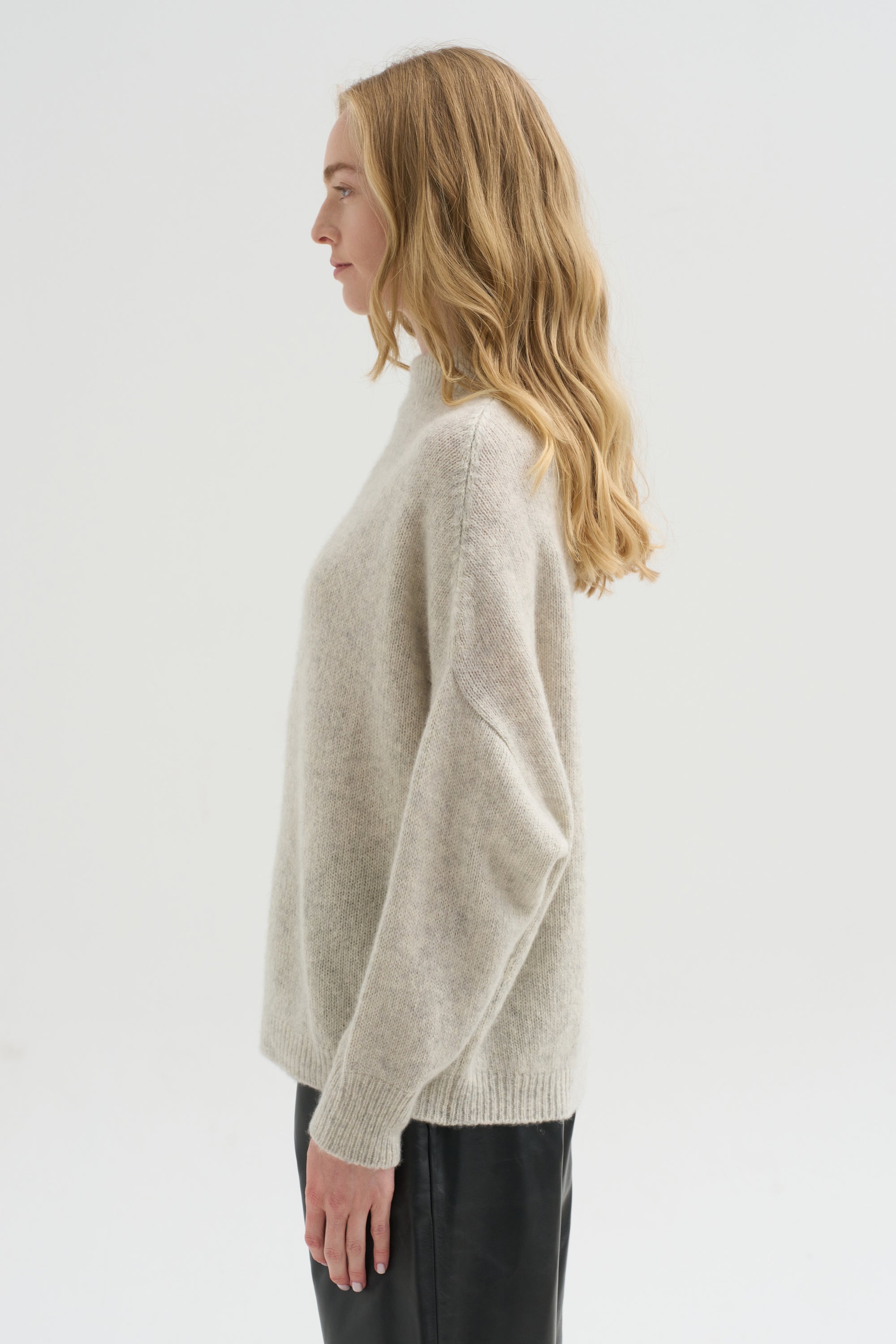 Classic Sweater, Silver Grey