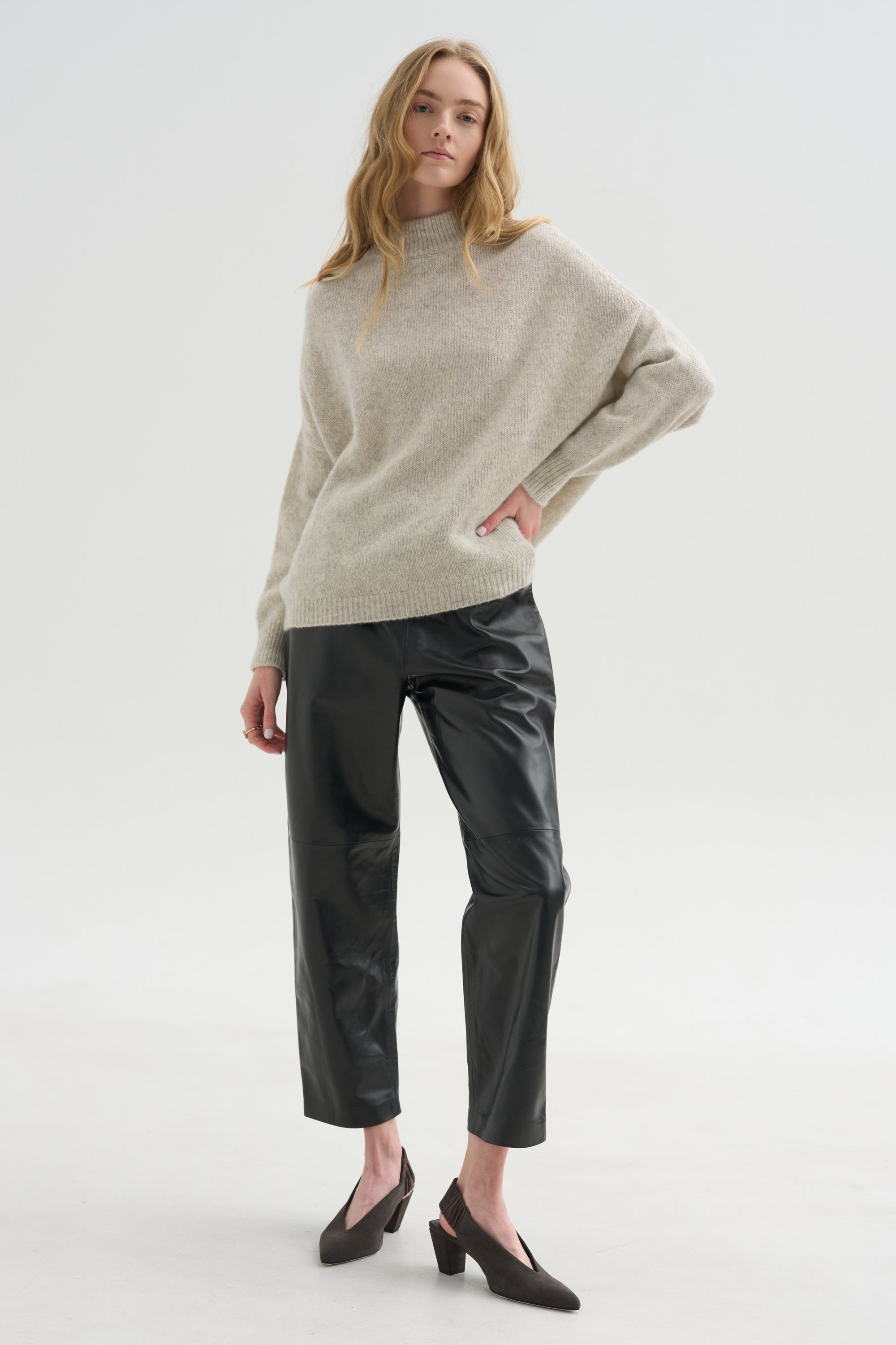 Classic Sweater, Silver Grey