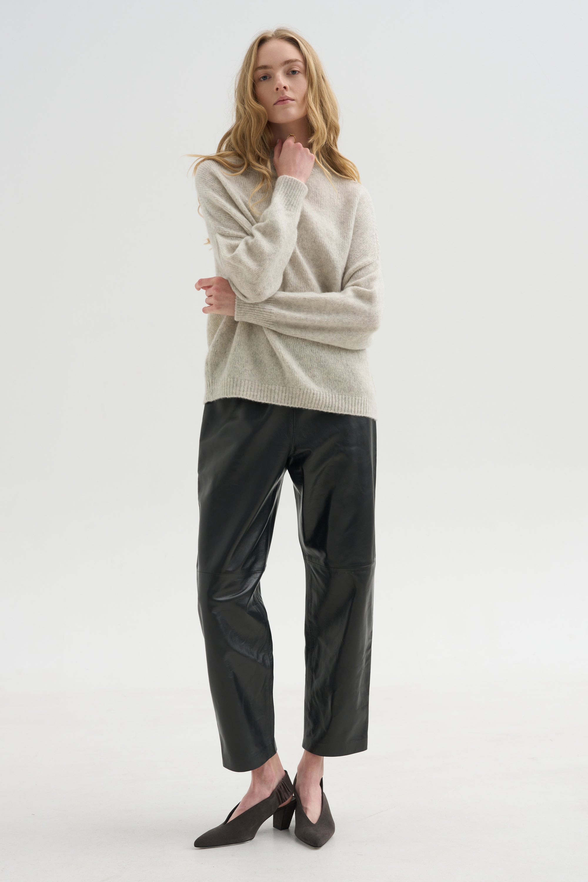 Classic Sweater, Silver Grey