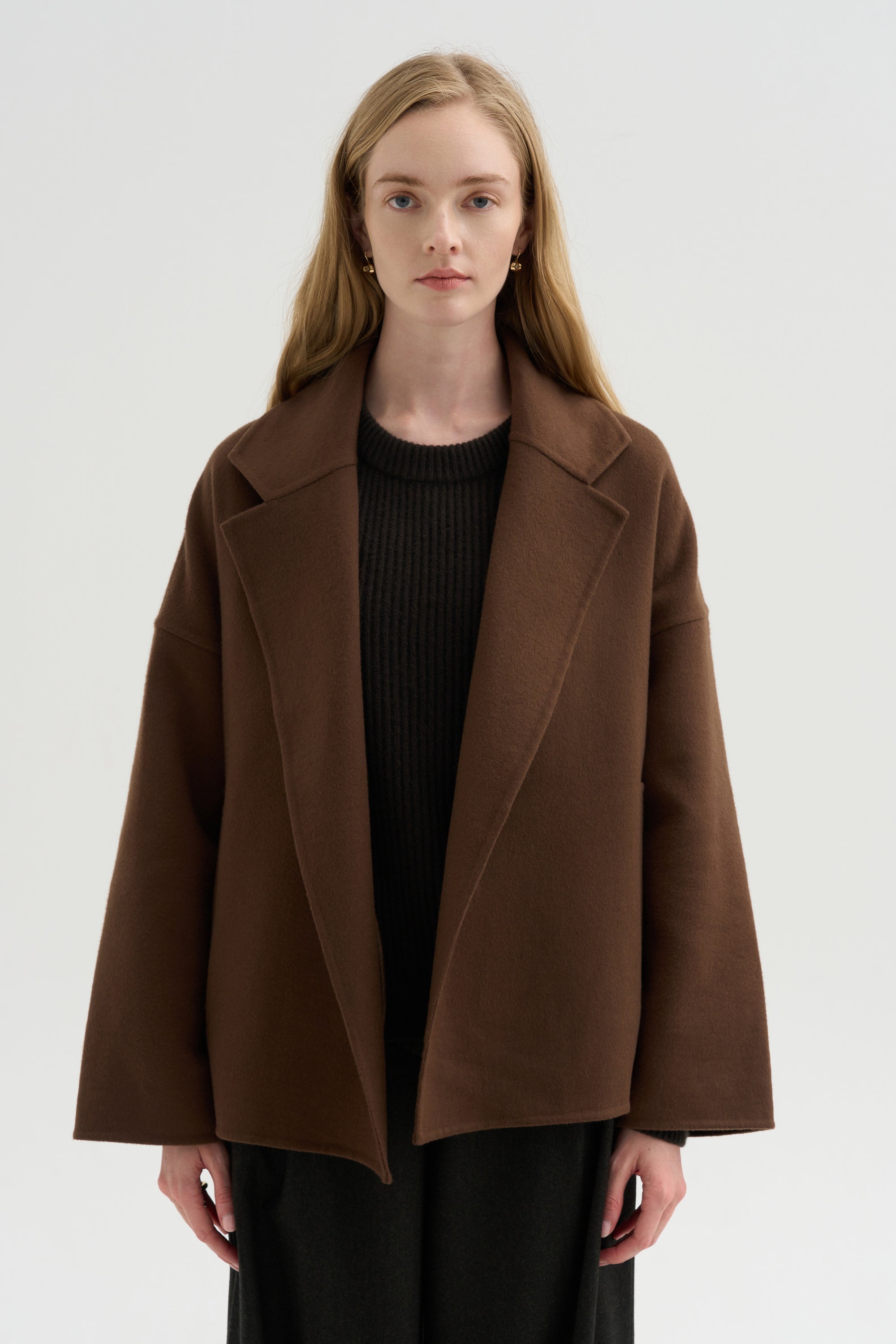 Oversized Jacket, Tobacco