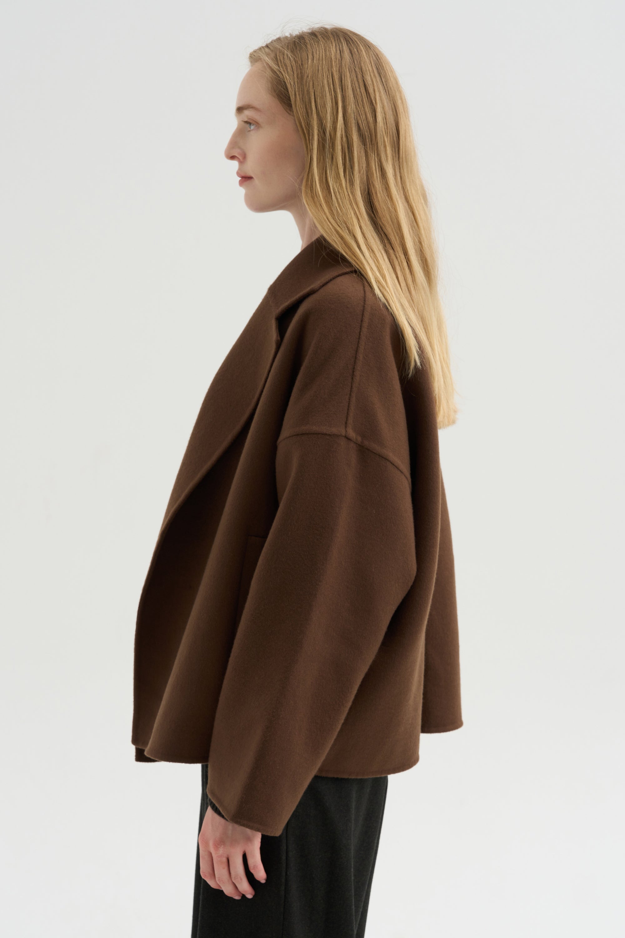 Oversized Jacket, Tobacco