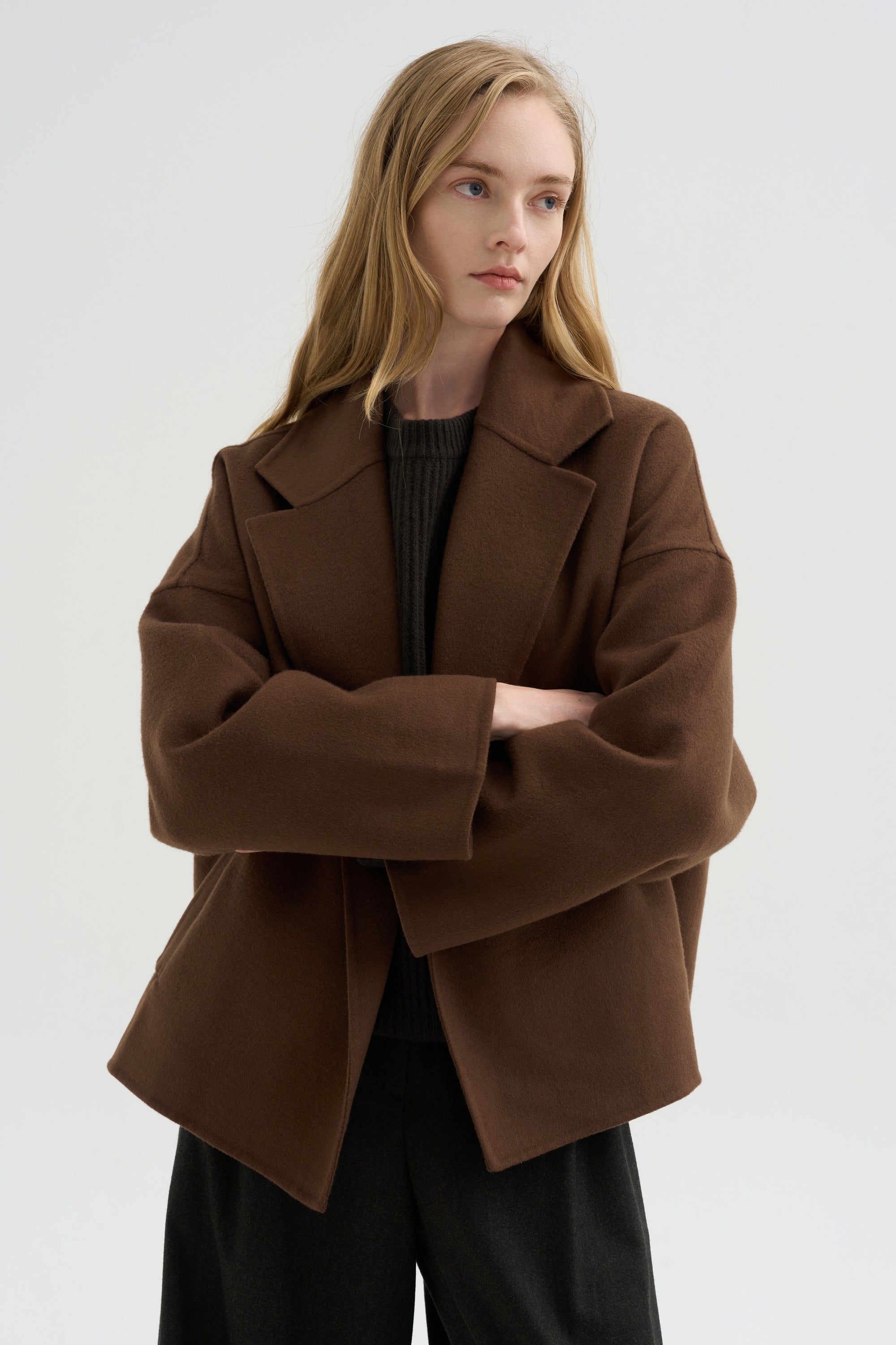 Oversized Jacket, Tobacco