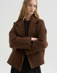 Oversized Jacket, Tobacco