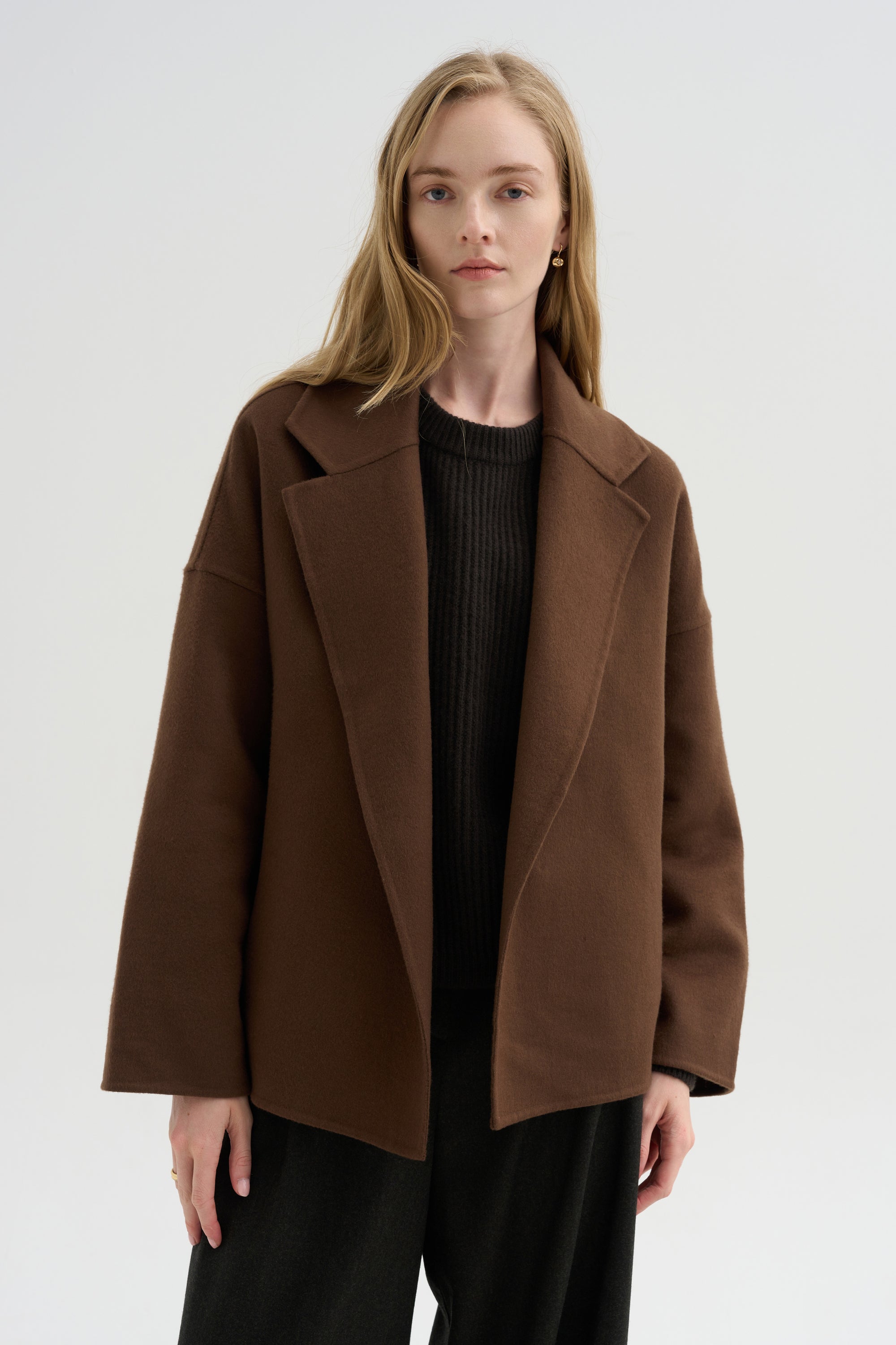Oversized Jacket, Tobacco