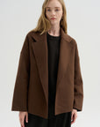 Oversized Jacket, Tobacco