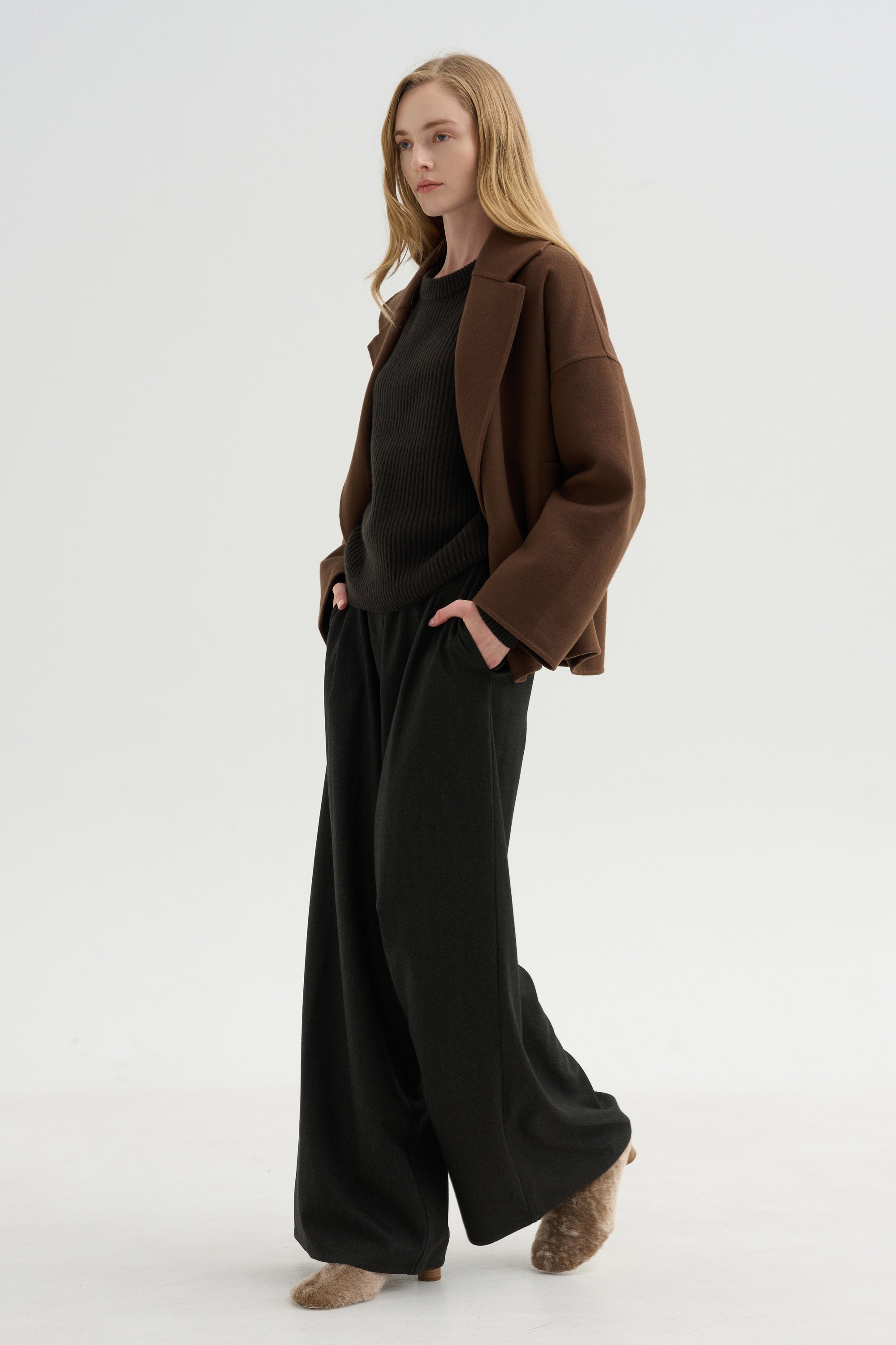 Oversized Jacket, Tobacco