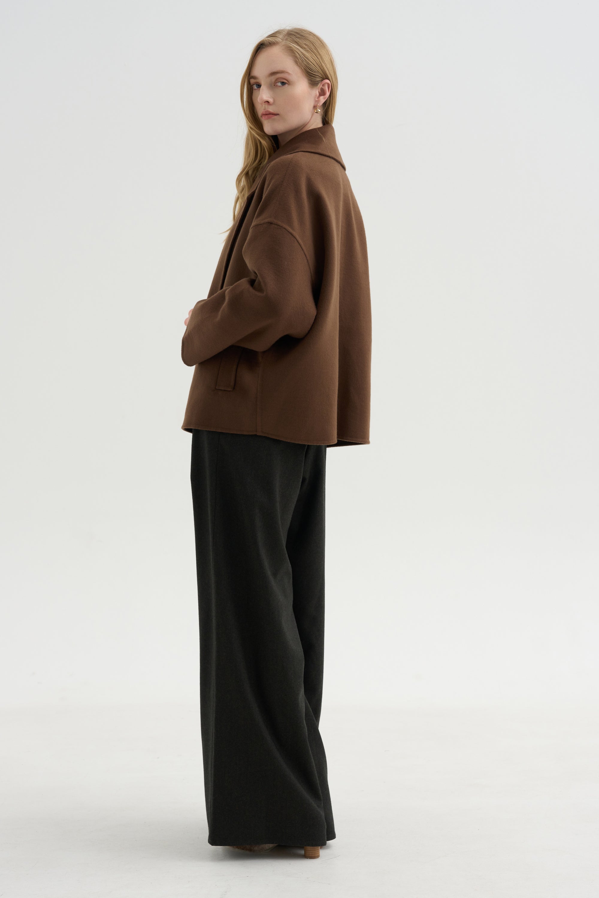 Oversized Jacket, Tobacco