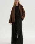 Oversized Jacket, Tobacco