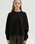 Crew Neck Raglan Sweater