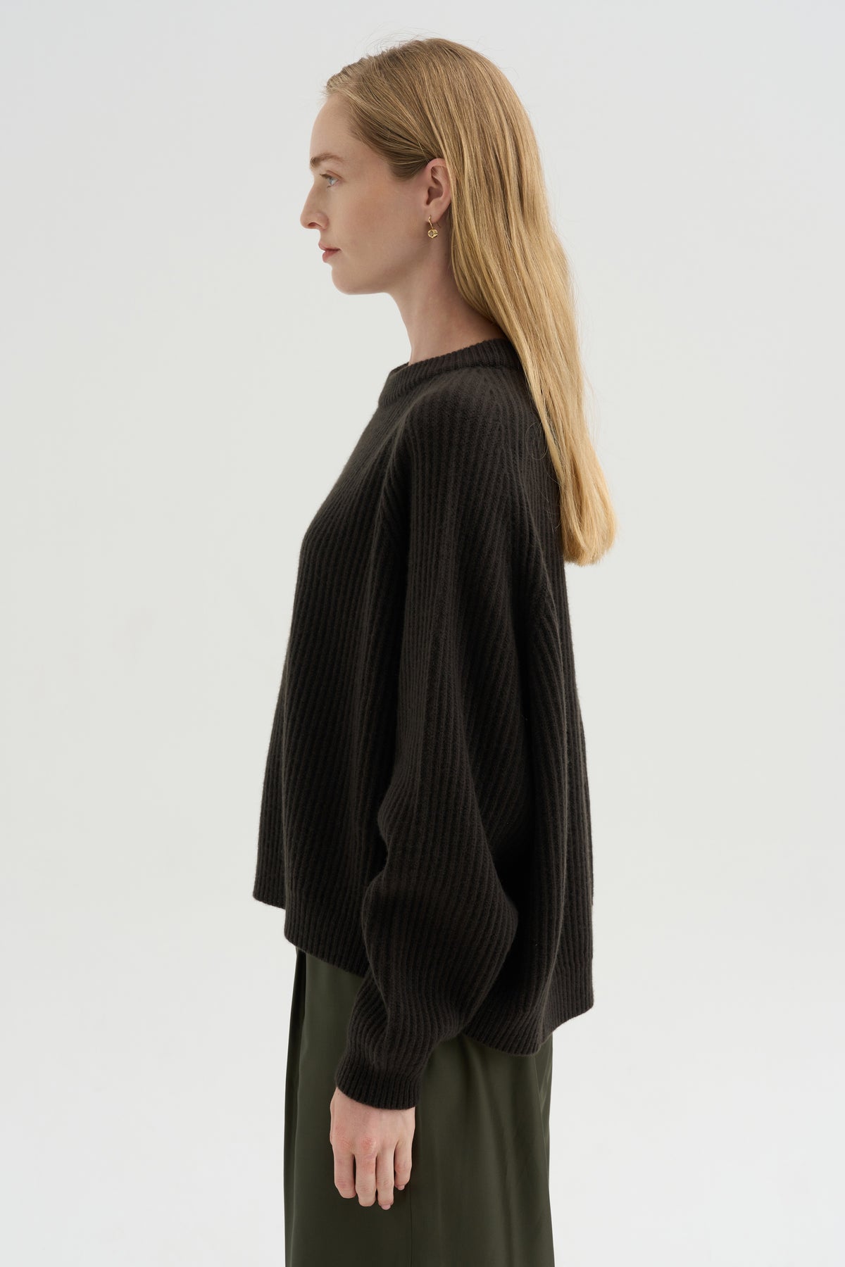 Crew Neck Raglan Sweater