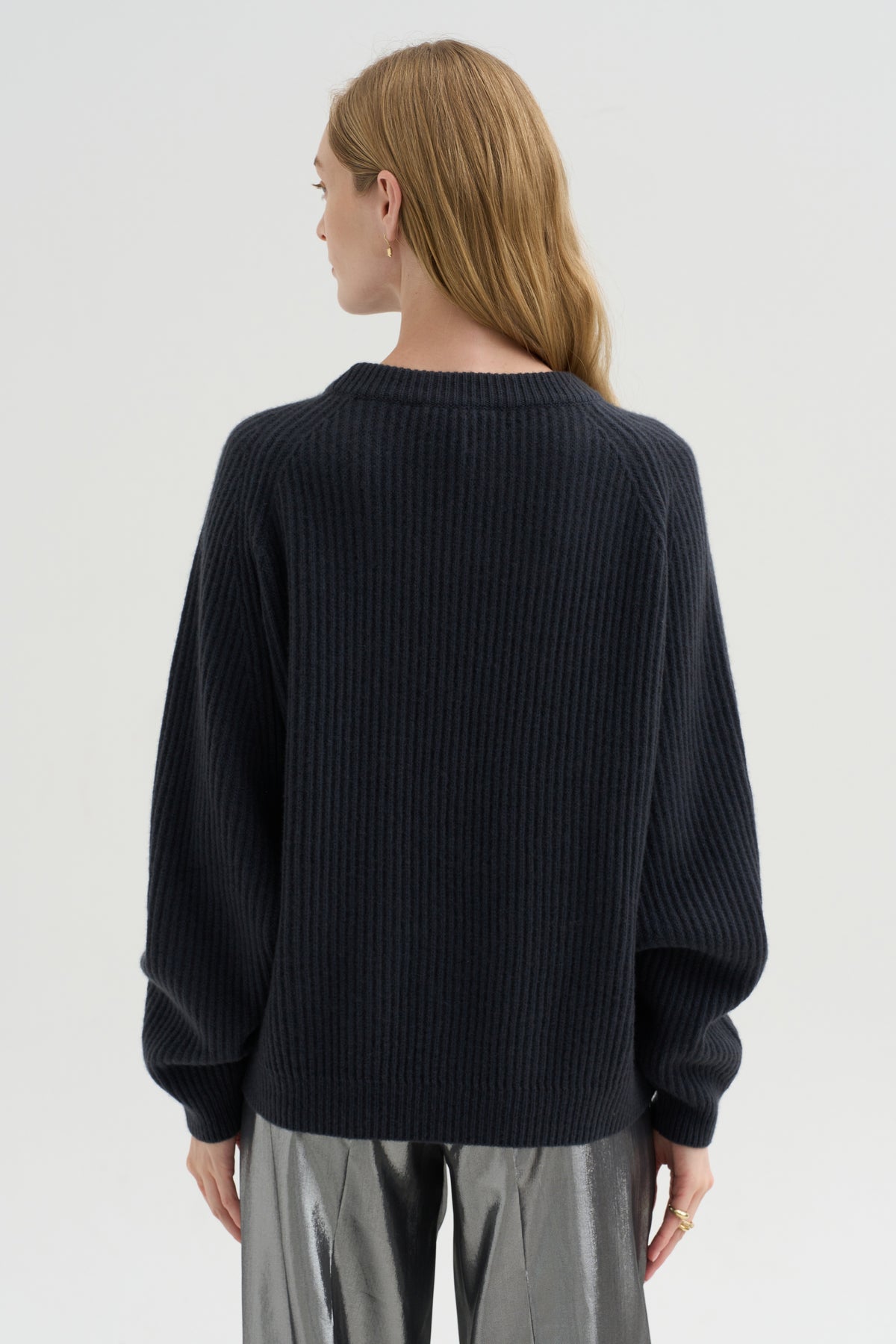 Crew Neck Raglan Sweater