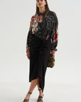 Ruffle Skirt, Black