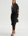 Ruffle Skirt, Black