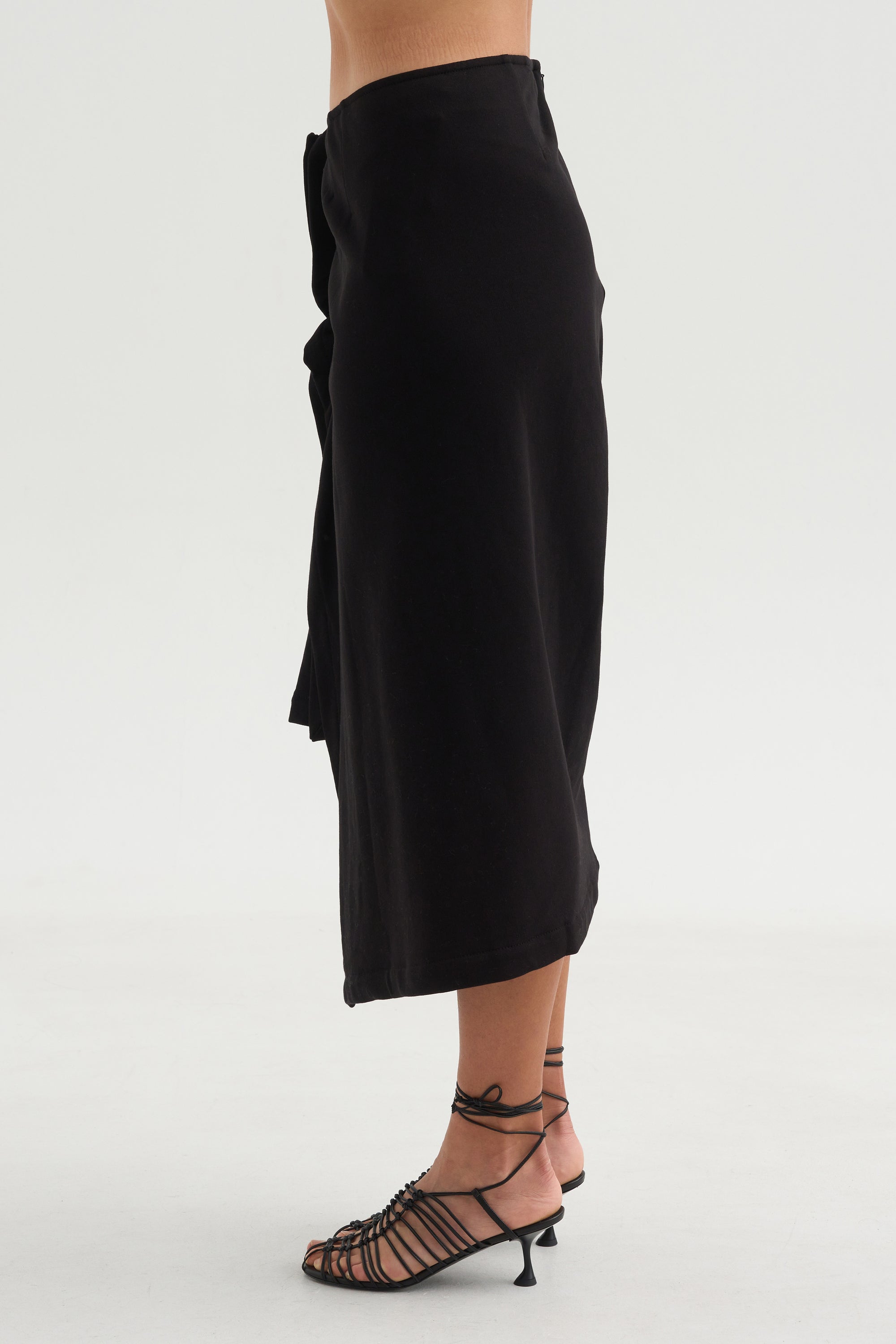Ruffle Skirt, Black