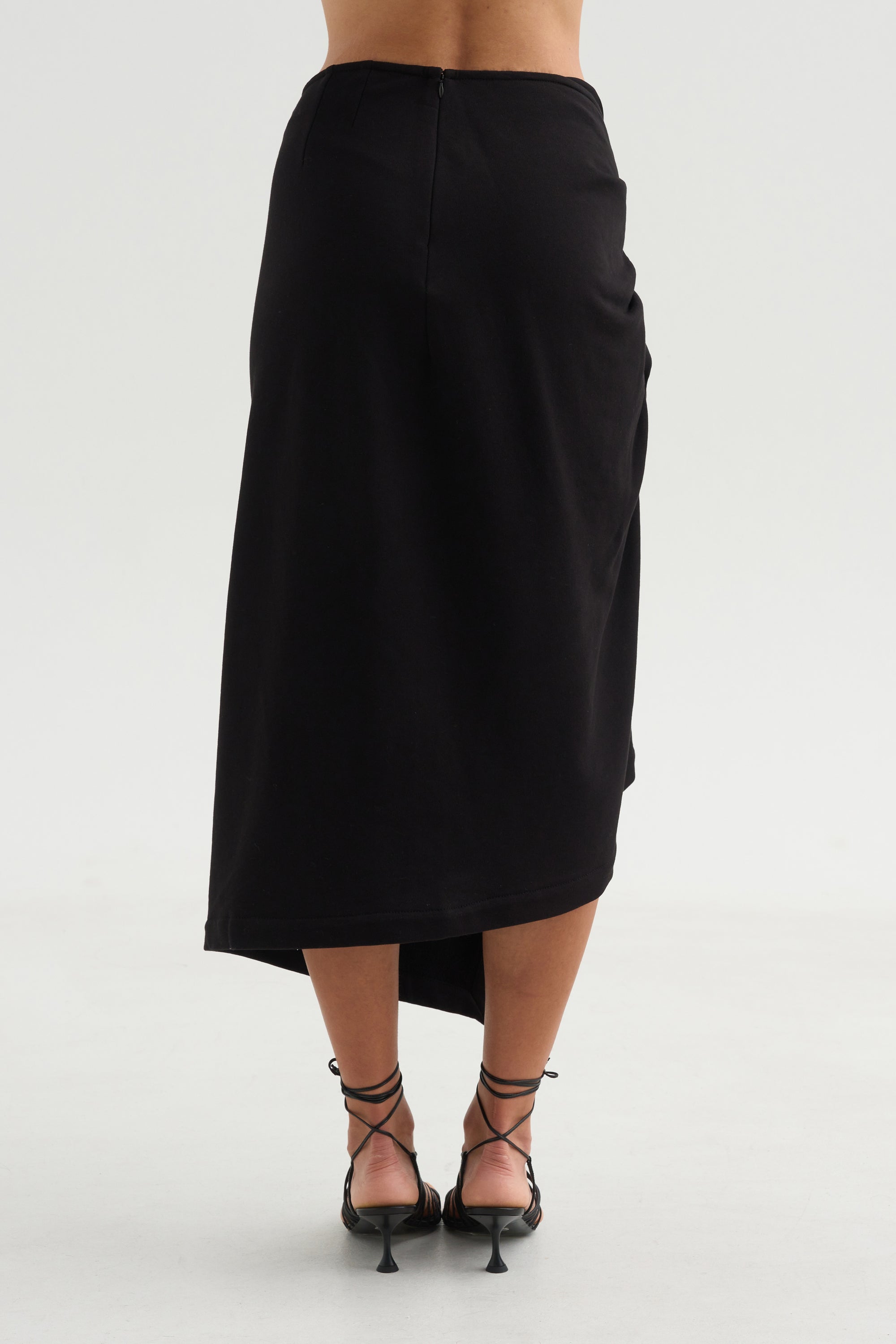 Ruffle Skirt, Black