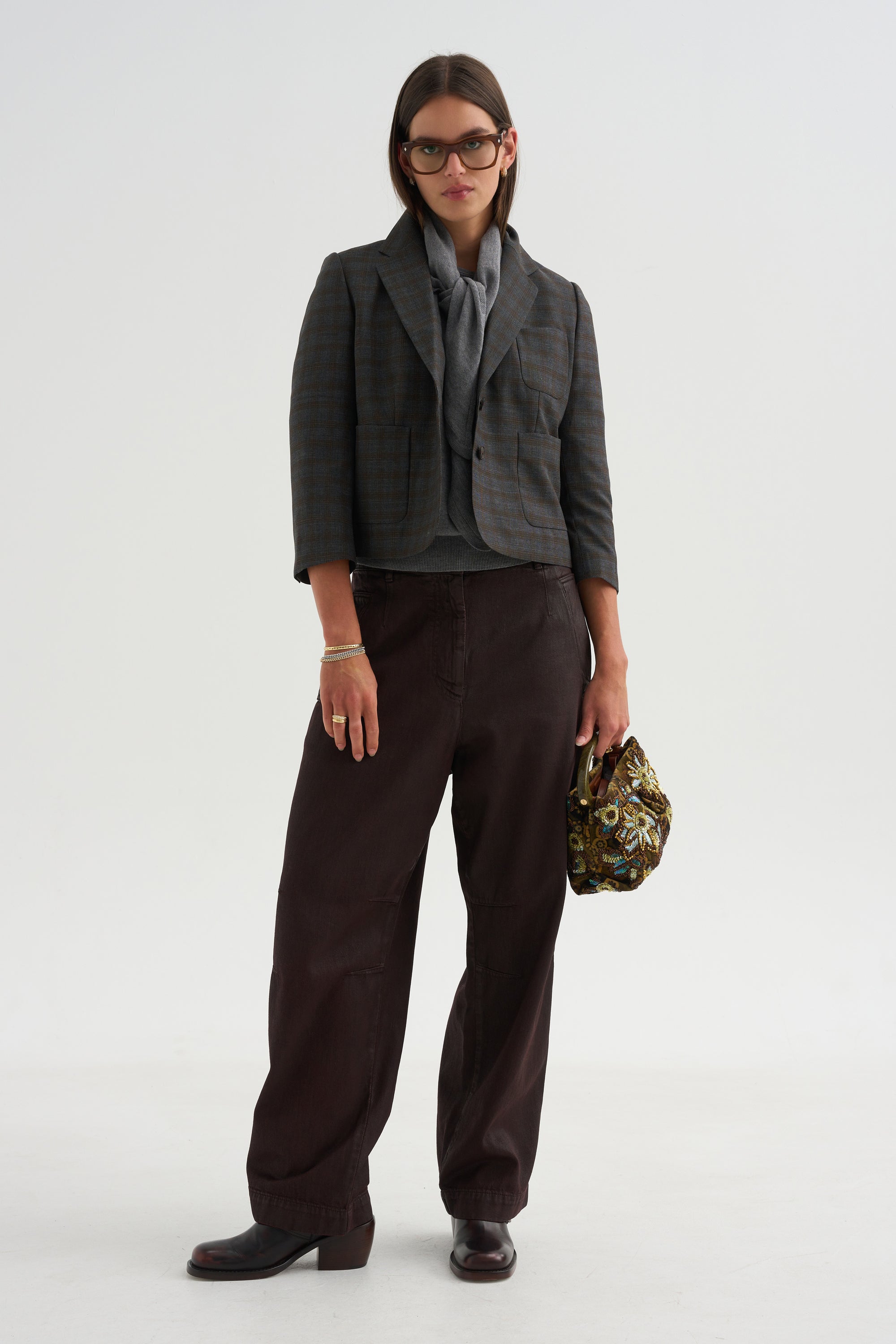 Wide Leg Pants, Burgundy