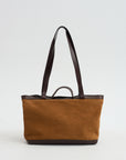 Large Suede Tote, Tan