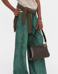 Leather Bag, Dark Grey
