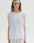Lor Blouse, Pale Blue