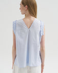 Lor Blouse, Pale Blue