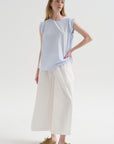 Lor Blouse, Pale Blue