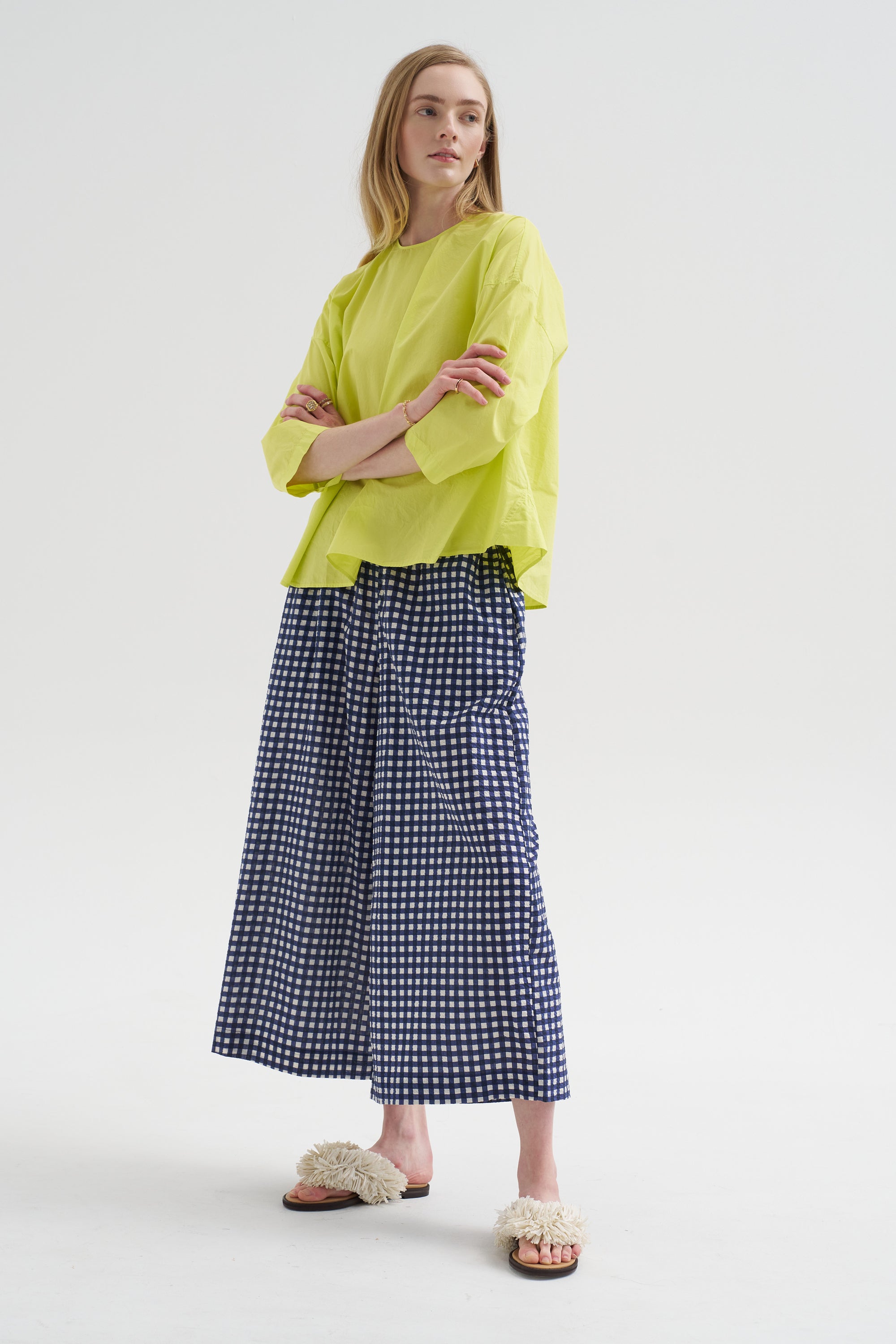 Gaul Pant, Blue Gingham