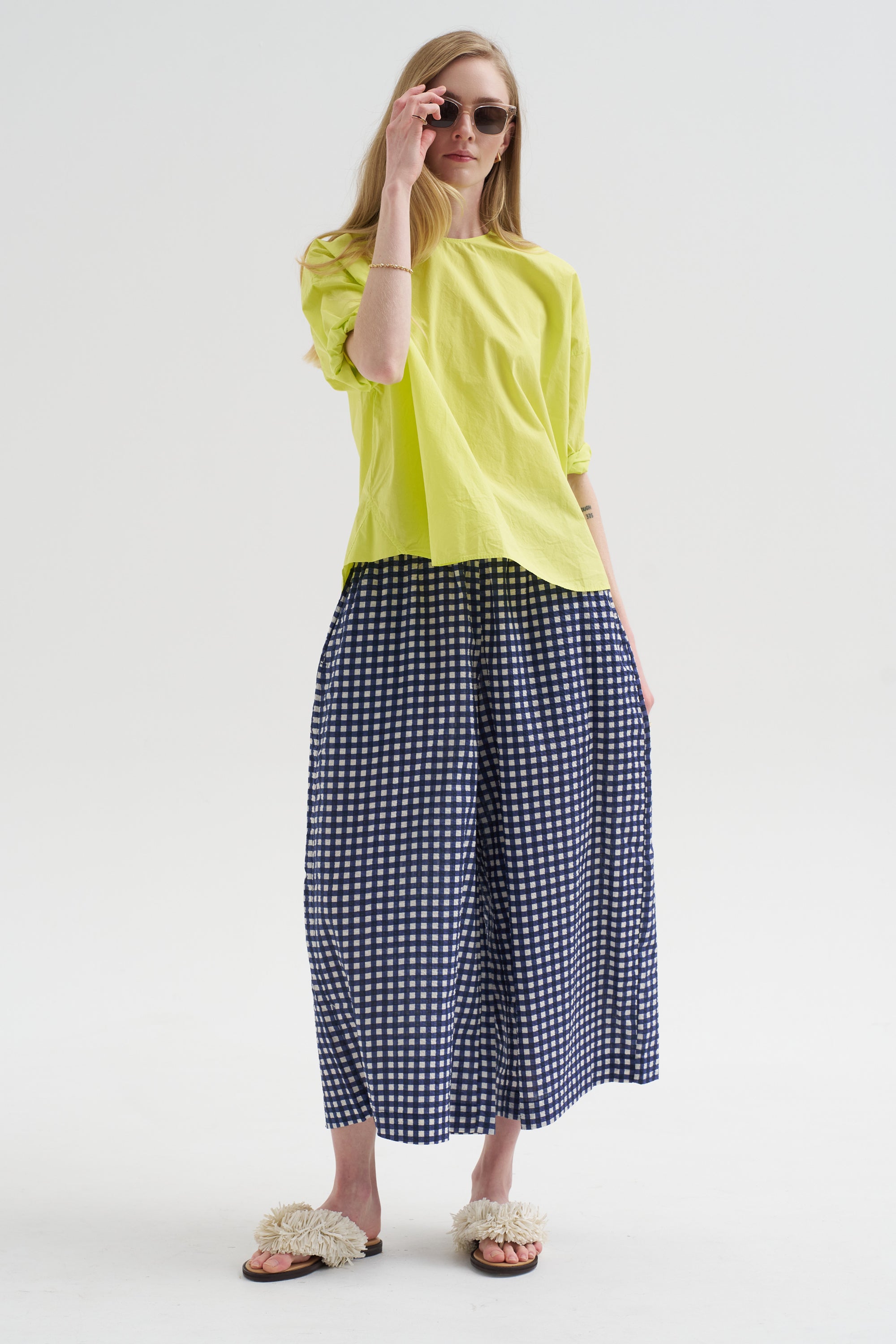 Gaul Pant, Blue Gingham